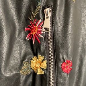 Max Edition Jackets & Coats - Floral Faux Leather Jacket Max Edition Jackets & Coats - Floral Faux Leather Jacket